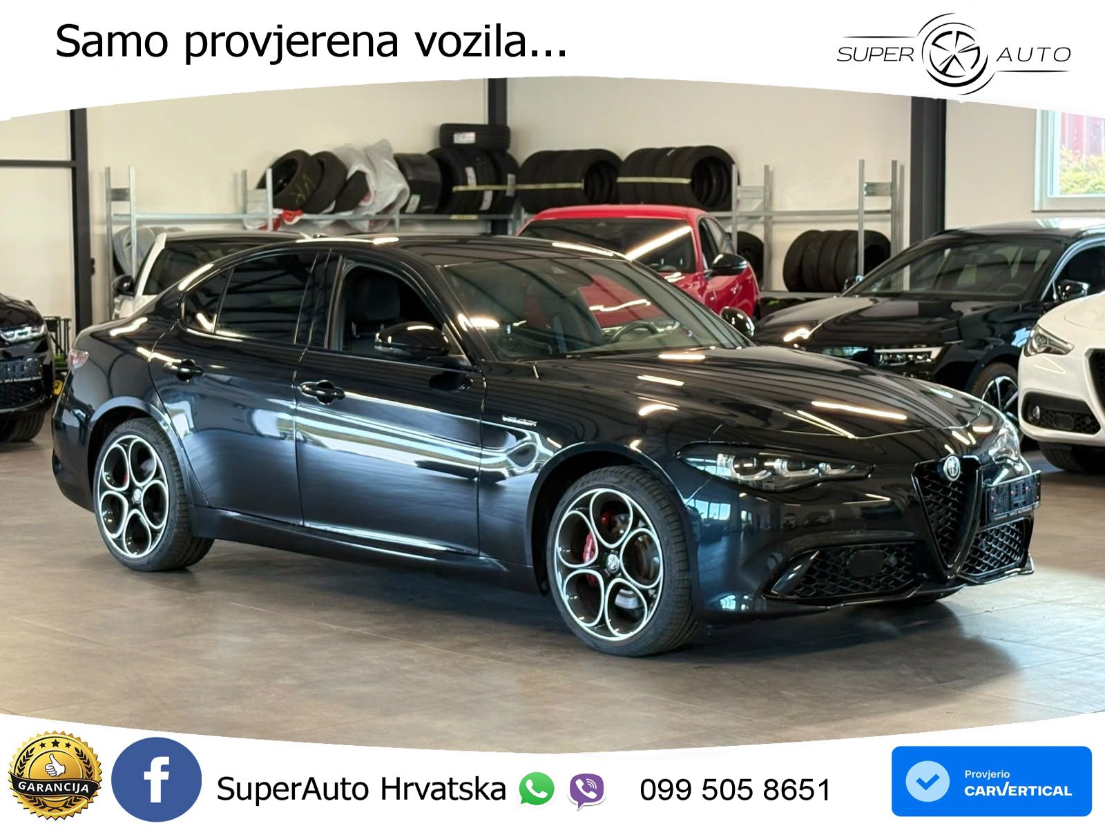 Alfa Romeo Giulia 2.0 Turbo (280 KS) Q4 Automatic LED+GR SJED+ACC