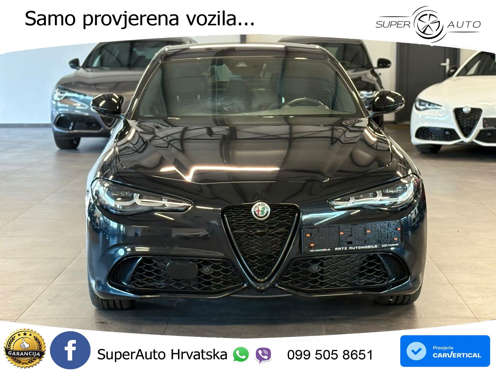Alfa Romeo Giulia 2.0 Turbo (280 KS) Q4 Automatic LED+GR SJED+ACC