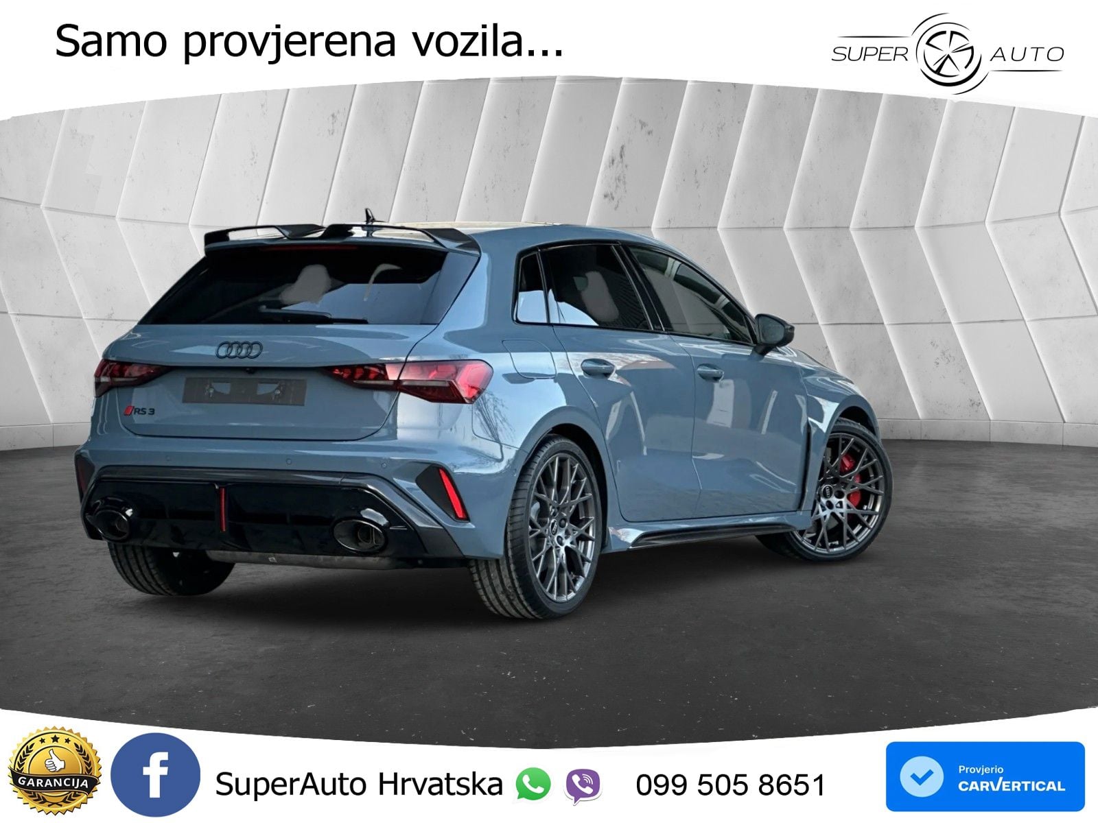 Audi RS3 Sedan 2.5 TFSI (400 KS) quattro S tronic LED+GR SJED+ACC