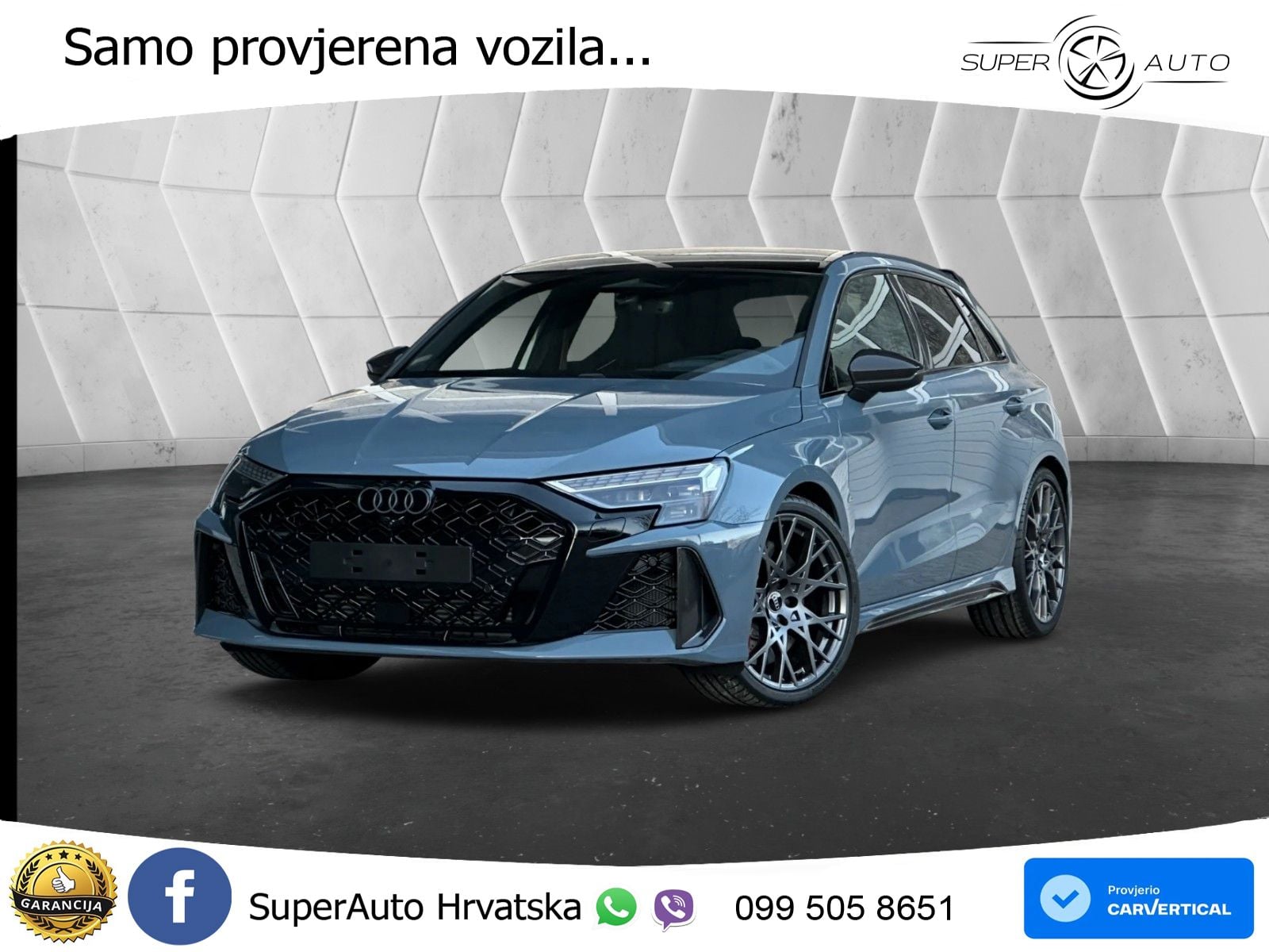 Audi RS3 Sedan 2.5 TFSI (400 KS) quattro S tronic LED+GR SJED+ACC