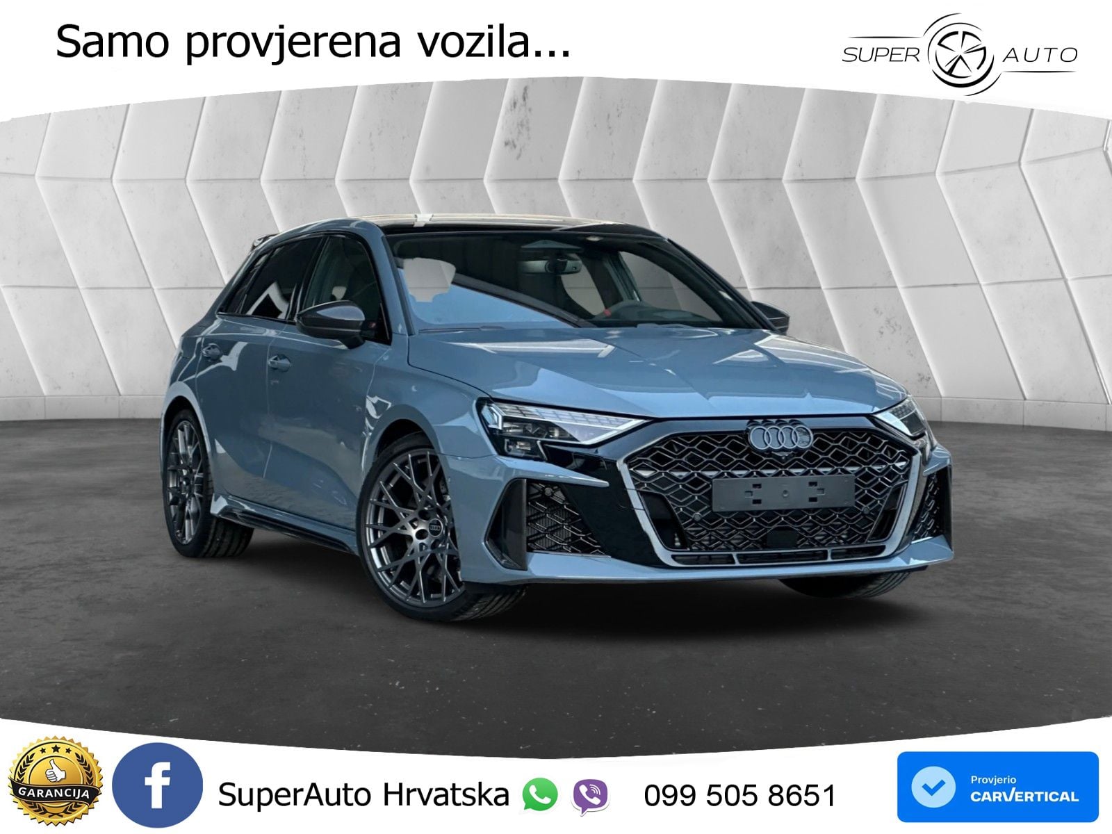 Audi RS3 Sedan 2.5 TFSI (400 KS) quattro S tronic LED+GR SJED+ACC