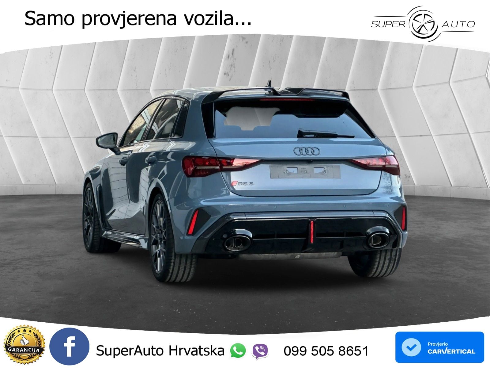 Audi RS3 Sedan 2.5 TFSI (400 KS) quattro S tronic LED+GR SJED+ACC