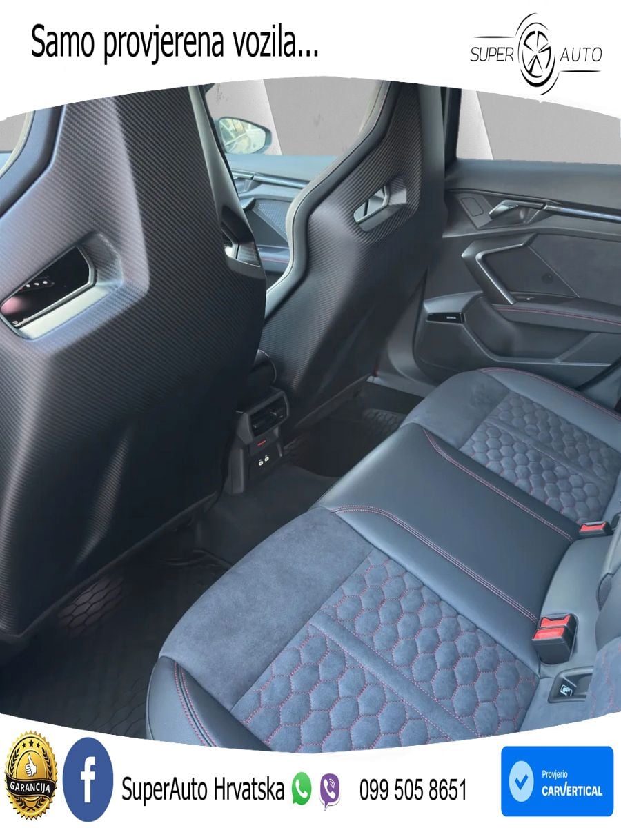 Audi RS3 Sedan 2.5 TFSI (400 KS) quattro S tronic LED+GR SJED+ACC