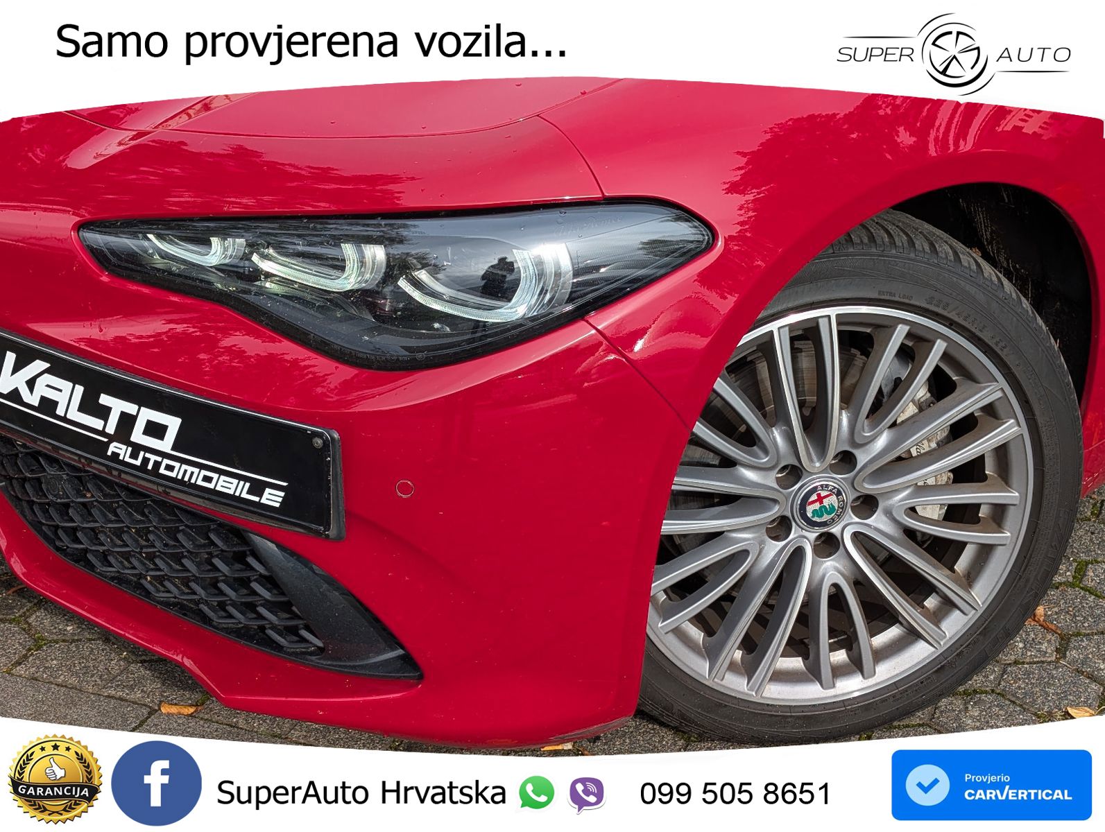 Alfa Romeo Giulia 2.2 MultiJet II (210 KS) Q4 Automatic LED+ACC