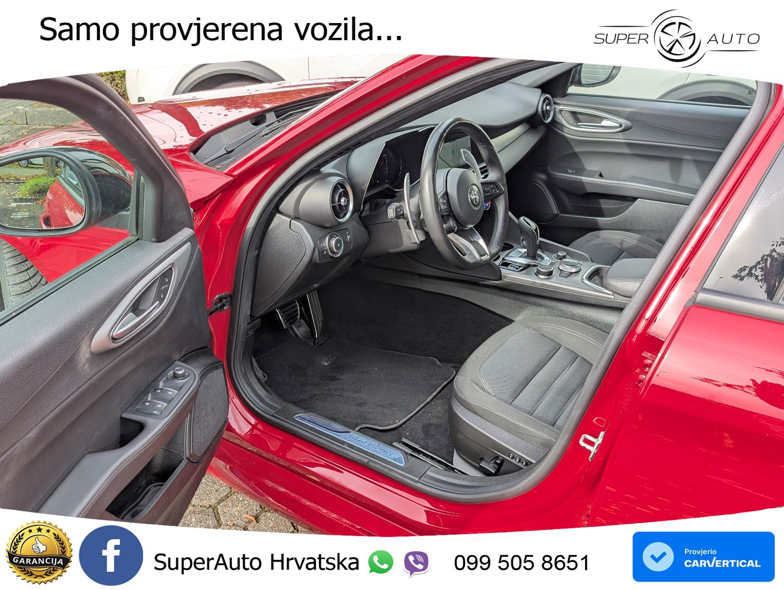 Alfa Romeo Giulia 2.2 MultiJet II (210 KS) Q4 Automatic LED+ACC