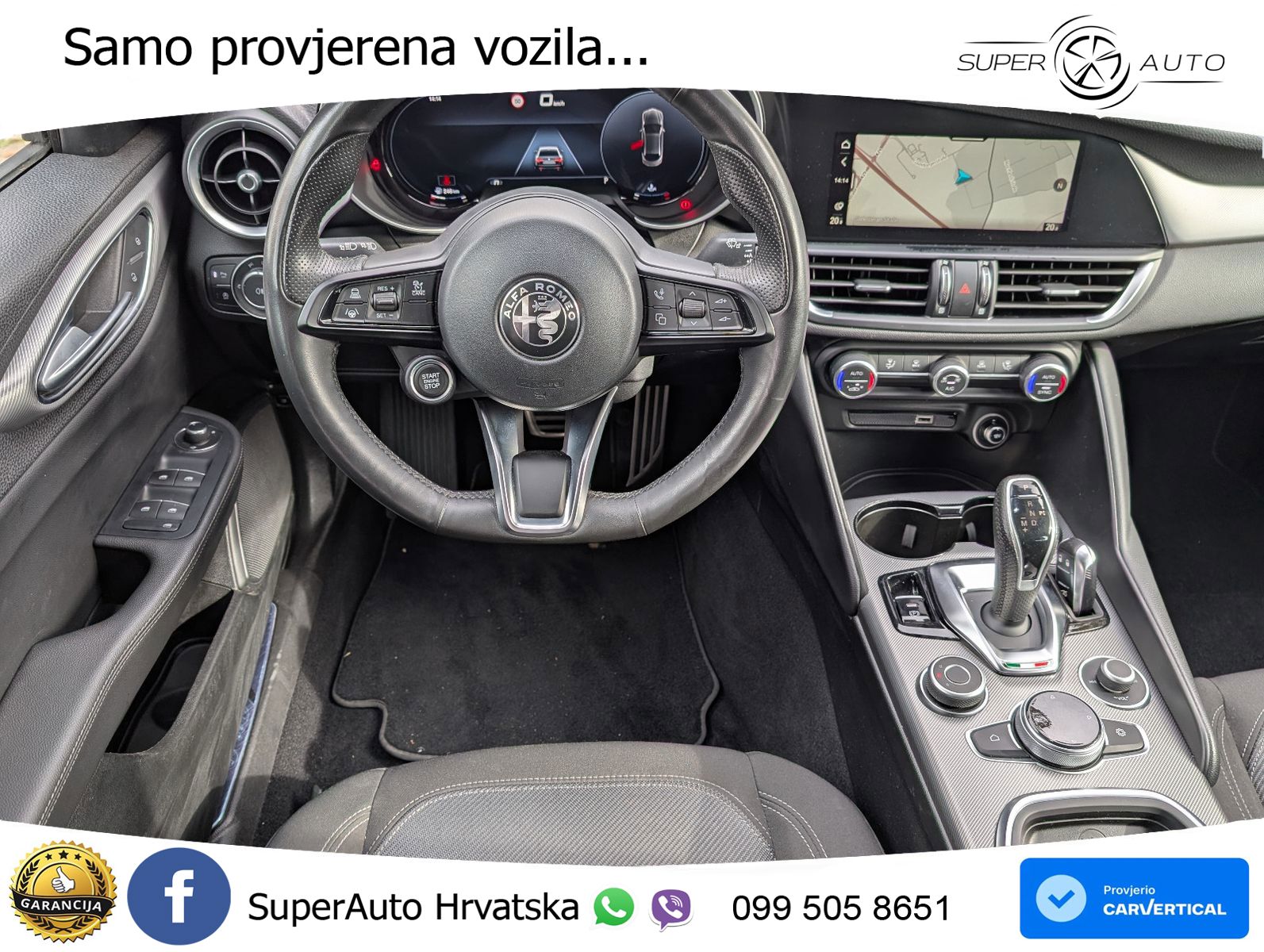 Alfa Romeo Giulia 2.2 MultiJet II (210 KS) Q4 Automatic LED+ACC