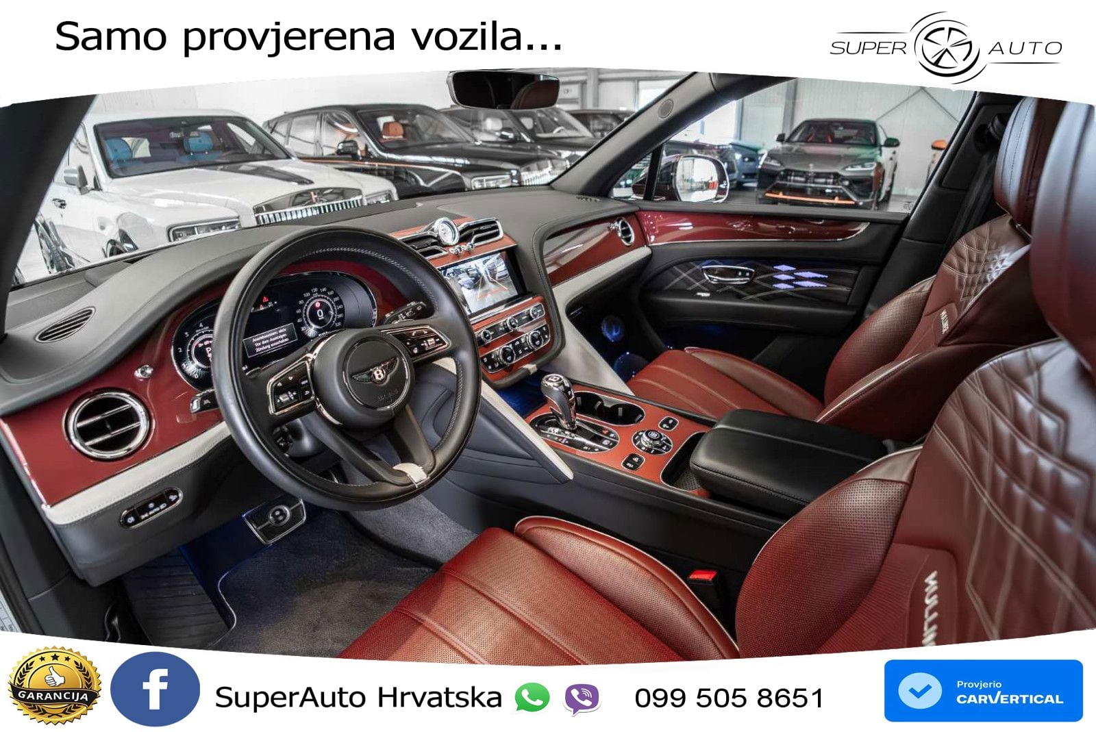 Bentley Bentayga EWB 4.0 V8 (550 KS) 4WD Automatic ZRAČNI+ACC+GR SJED+KAM+PANO