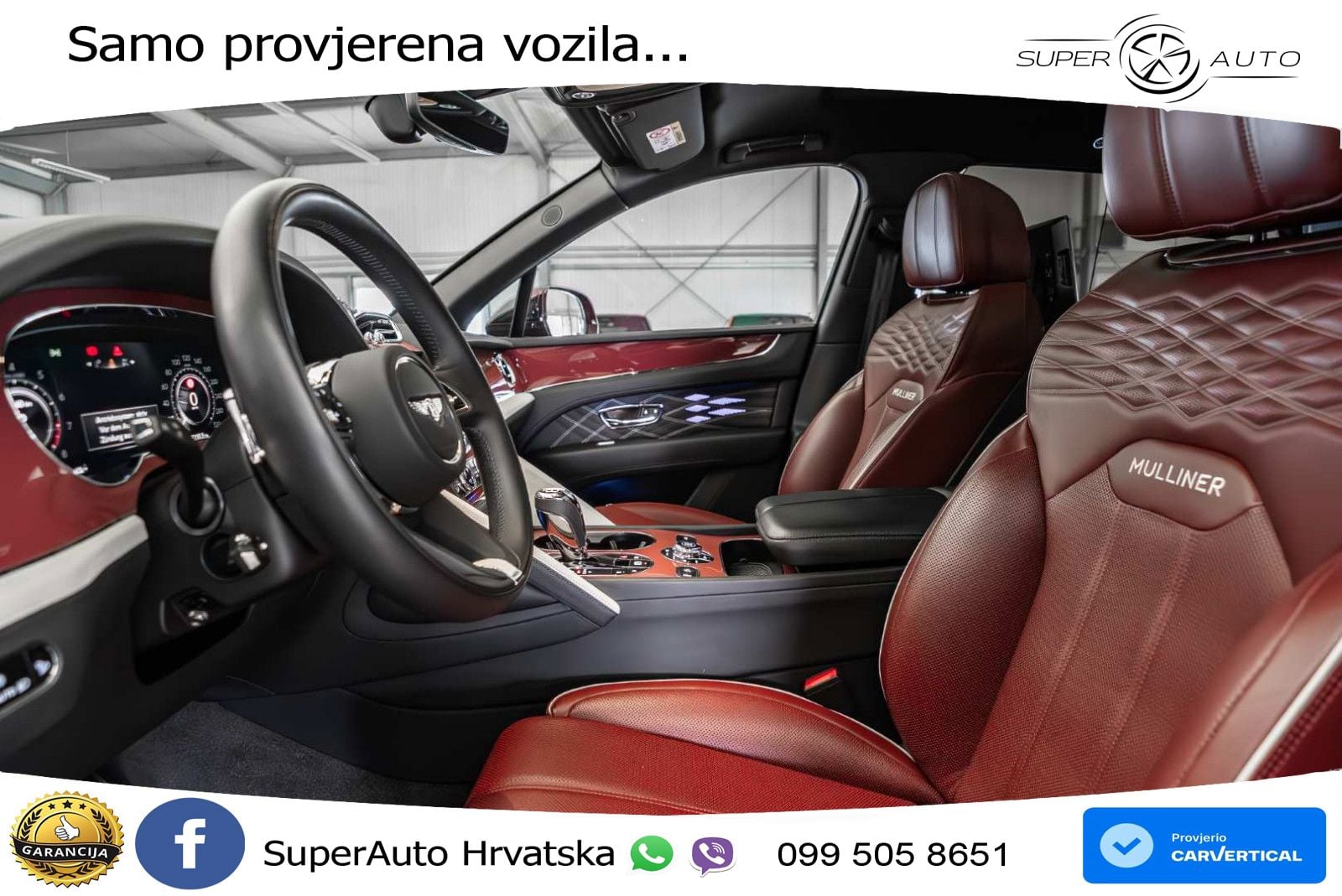 Bentley Bentayga EWB 4.0 V8 (550 KS) 4WD Automatic ZRAČNI+ACC+GR SJED+KAM+PANO