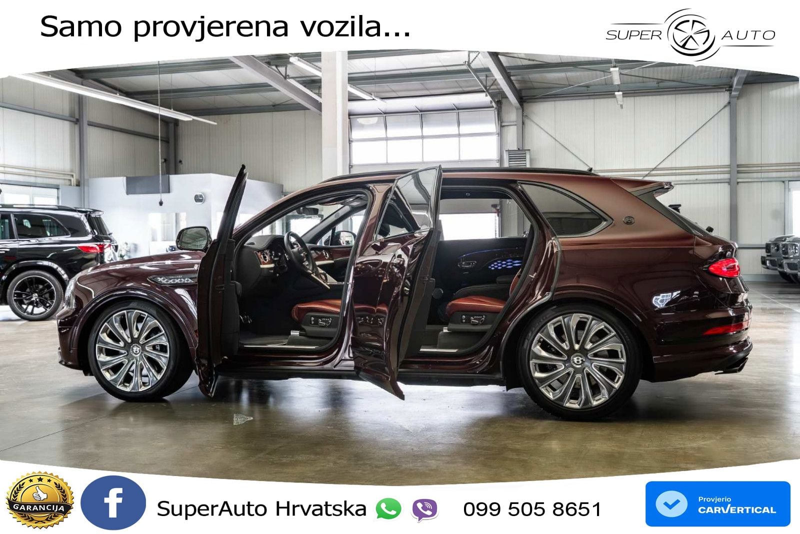 Bentley Bentayga EWB 4.0 V8 (550 KS) 4WD Automatic ZRAČNI+ACC+GR SJED+KAM+PANO