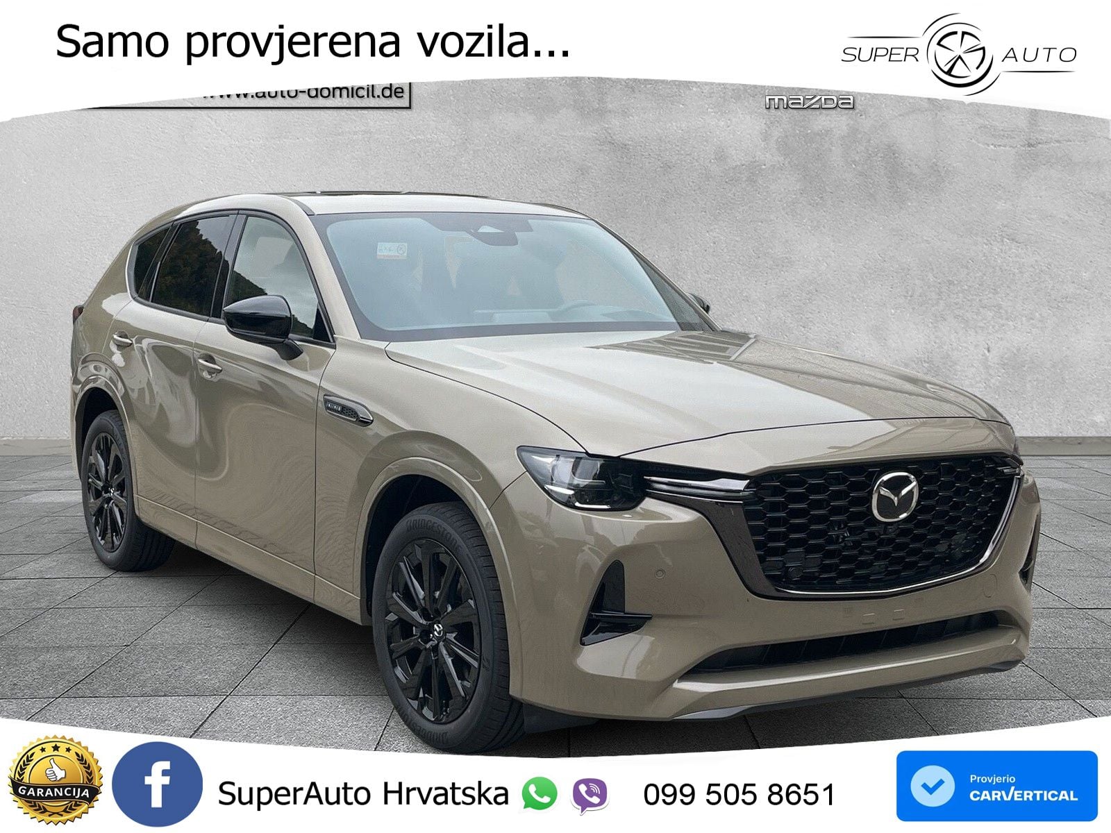 Mazda CX-60 3.3 e-Skyactiv D (254 KS) AWD Automatic LED+GR SJED+ACC