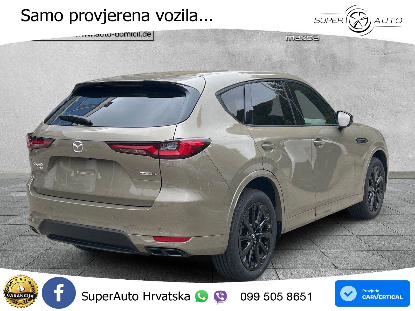 Mazda CX-60 3.3 e-Skyactiv D (254 KS) AWD Automatic LED+GR SJED+ACC