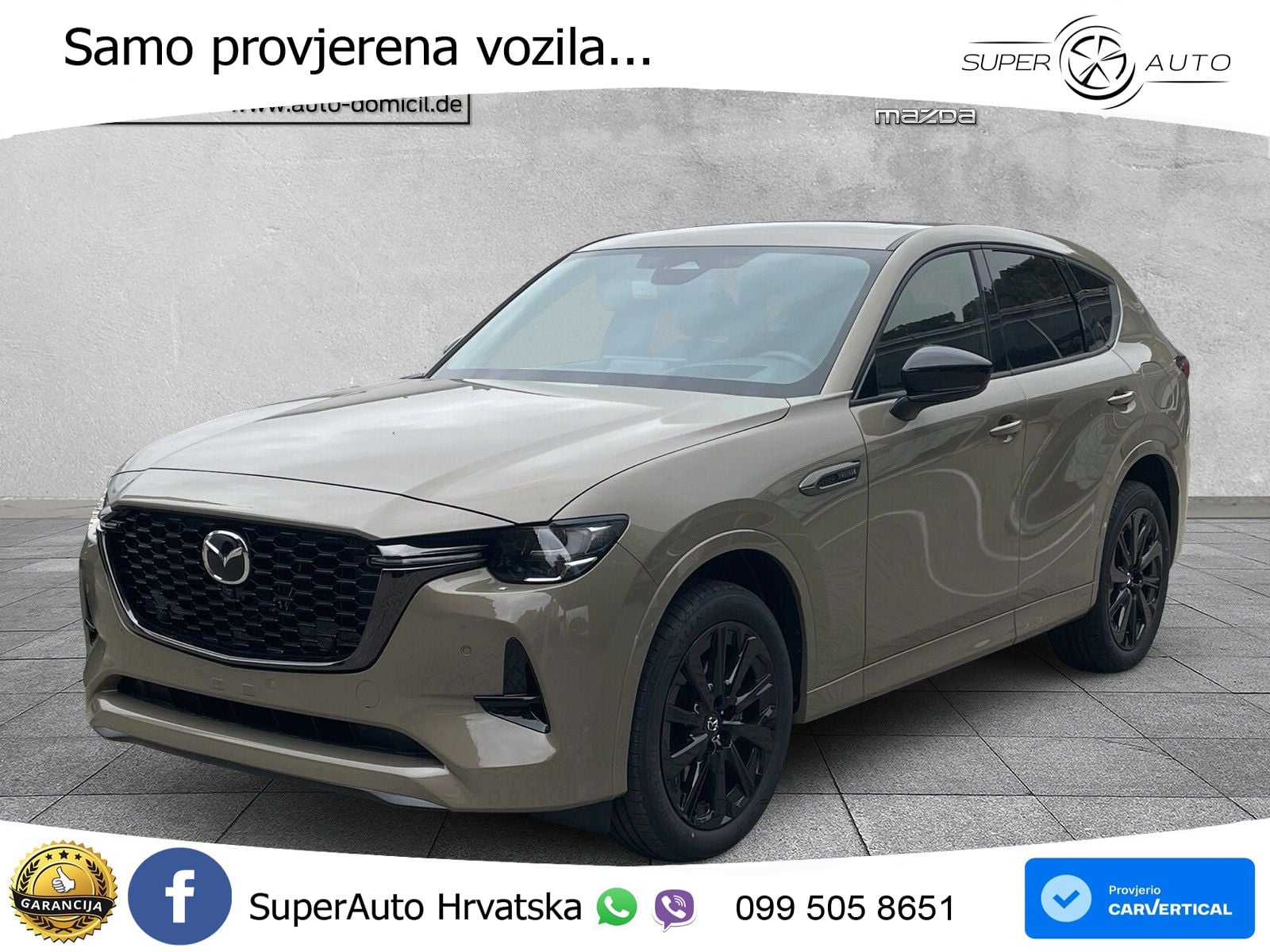 Mazda CX-60 3.3 e-Skyactiv D (254 KS) AWD Automatic LED+GR SJED+ACC