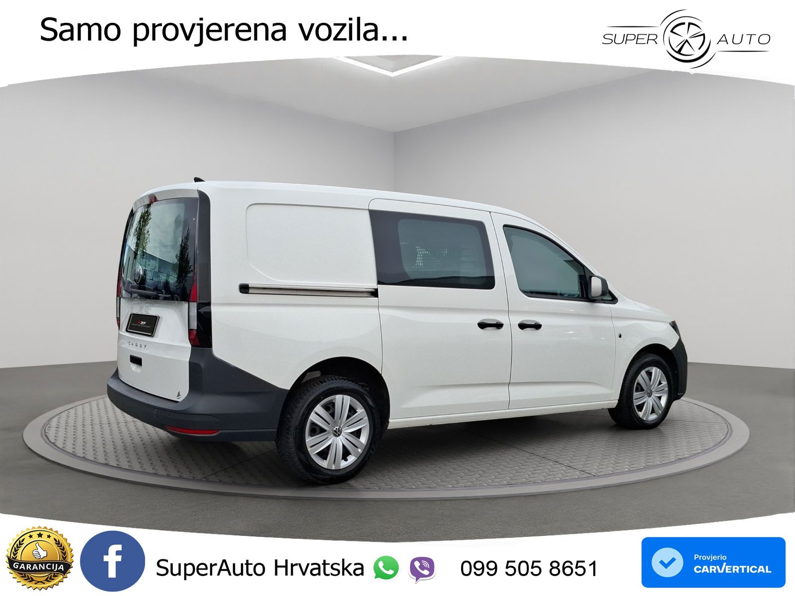 Volkswagen Caddy Cargo 2.0 TDI Maxi KLIMA+PDC+BLUETOOTH+DAB 122 KS