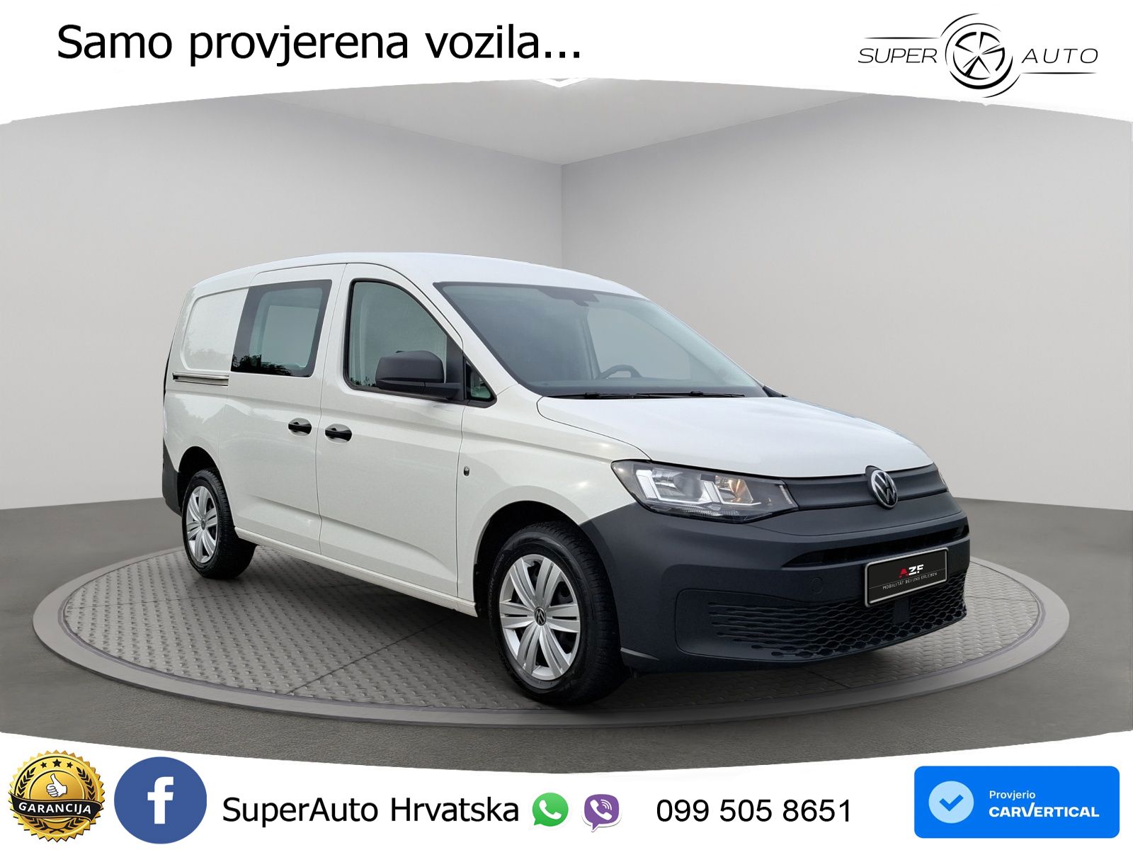Volkswagen Caddy Cargo 2.0 TDI Maxi KLIMA+PDC+BLUETOOTH+DAB 122 KS