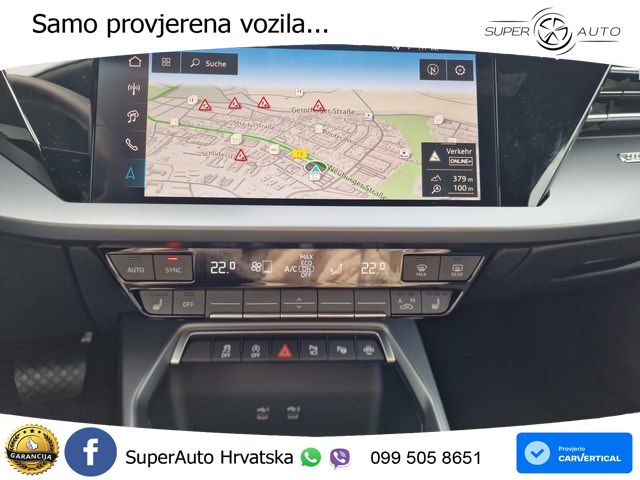 Audi A3 Limuzina 35 TFSI (150 KS) S tronic S line LED+GR SJED+ACC