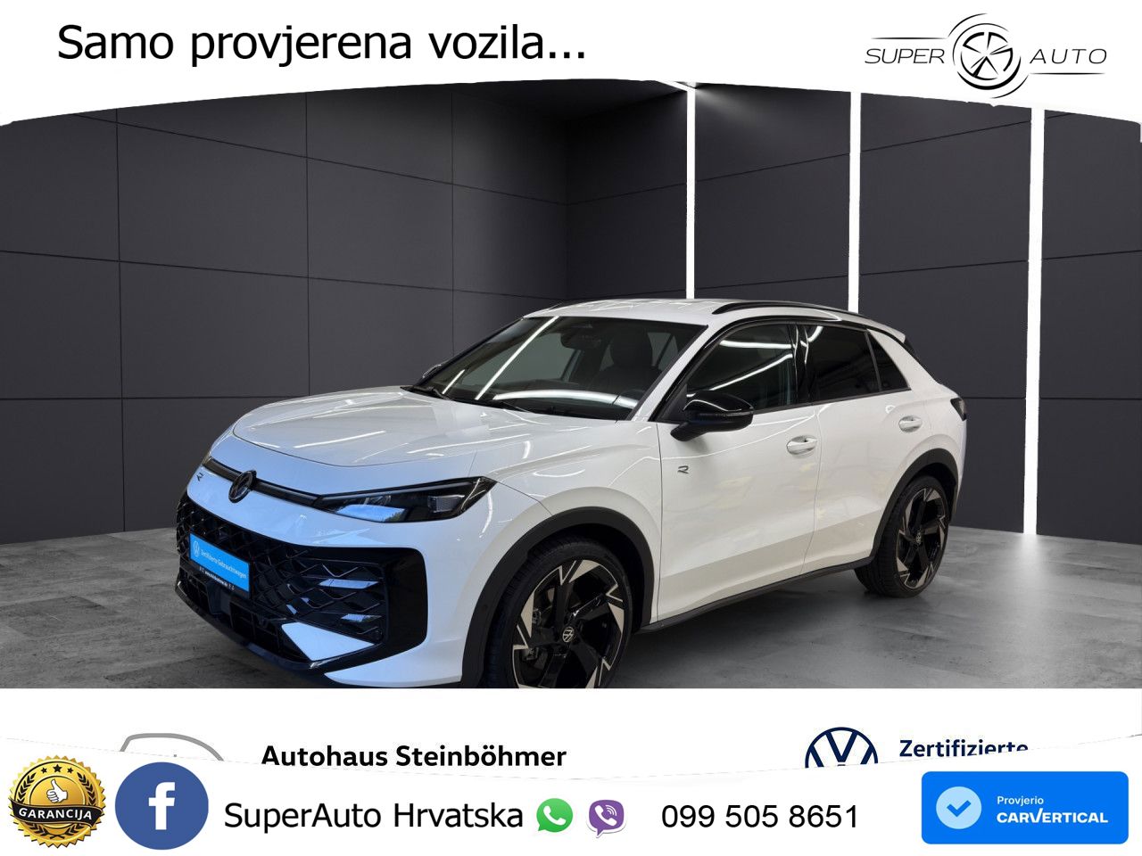 Volkswagen T-Roc 1.5 eTSI (150 KS)  DSG R-Line MATRIX+GR SJED+KAM