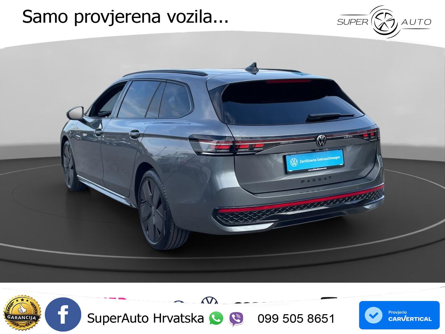 Volkswagen Passat Variant 1.5 TSI (272 KS) eHybrid DSG R-Line LED+GR SJED+ACC