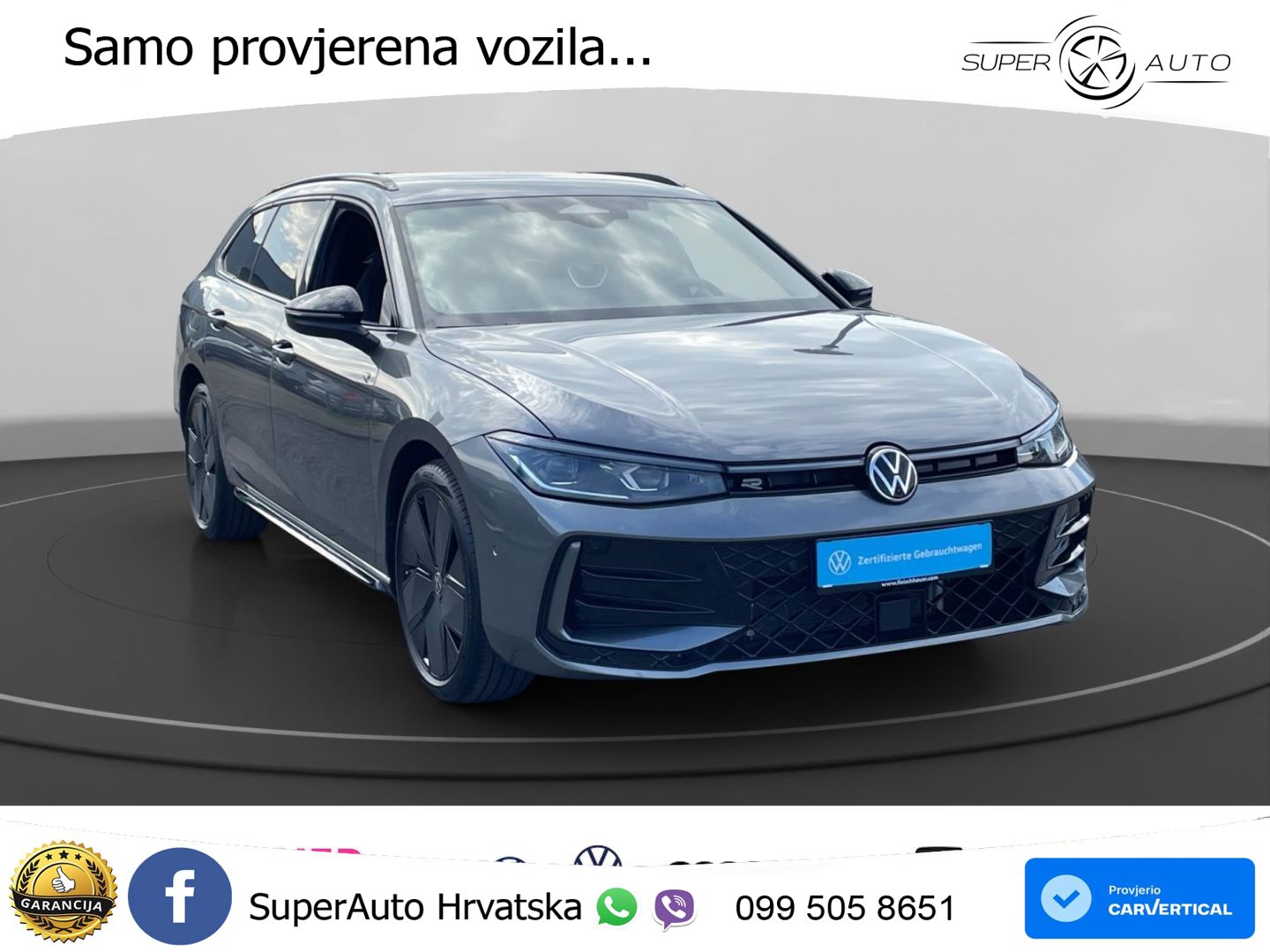 Volkswagen Passat Variant 1.5 TSI (272 KS) eHybrid DSG R-Line LED+GR SJED+ACC