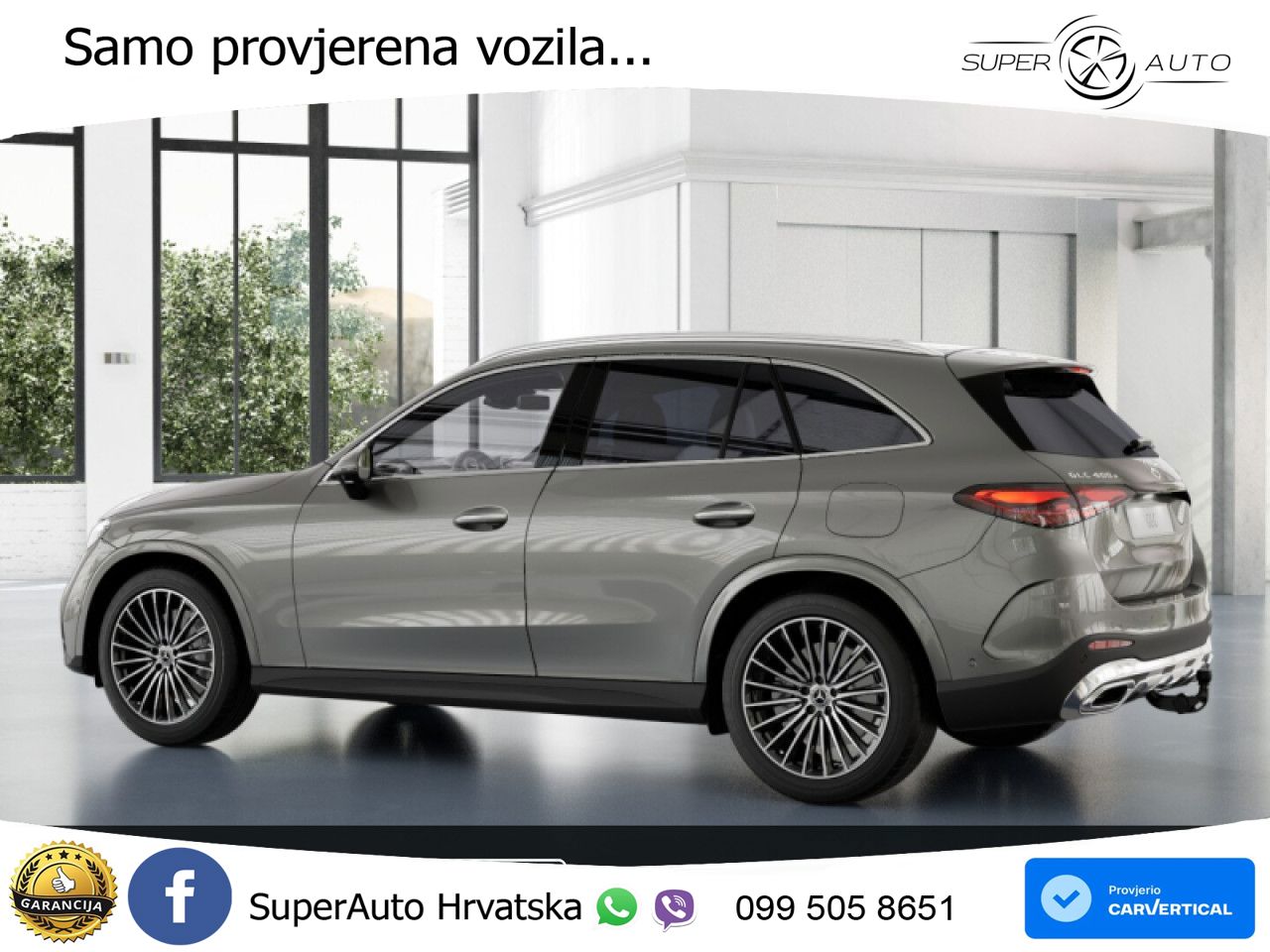 Mercedes GLC 400e (381 KS) 4MATIC 9G-TRONIC AMG ZRAČNI+ACC+GR SJED+KAM+PANO