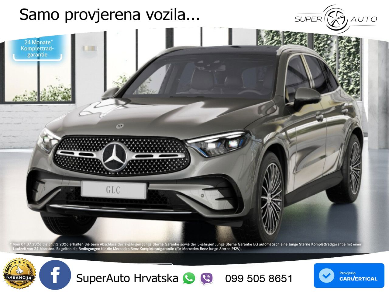 Mercedes GLC 400e (381 KS) 4MATIC 9G-TRONIC AMG ZRAČNI+ACC+GR SJED+KAM+PANO