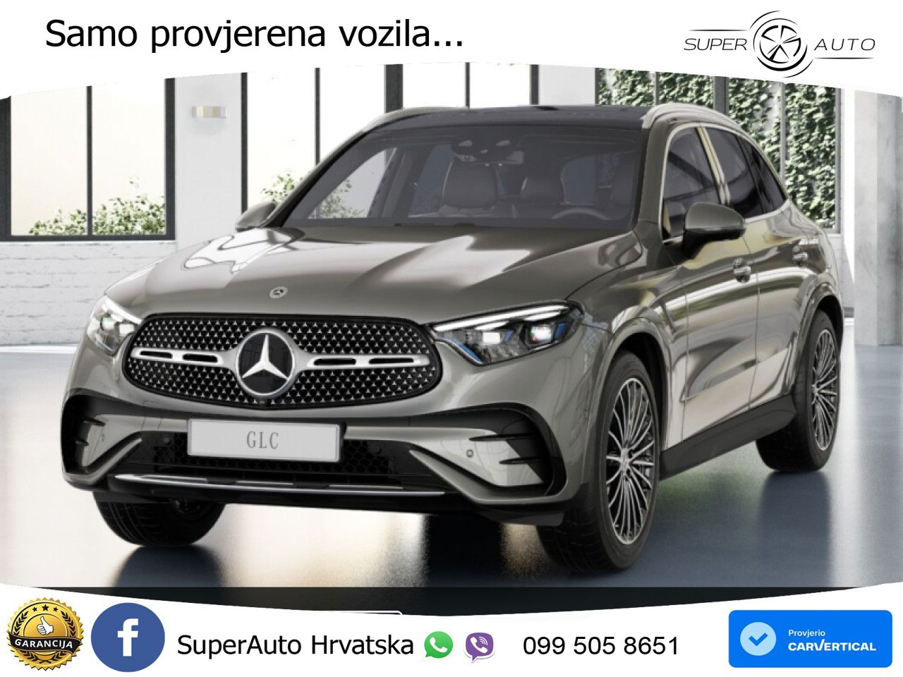 Mercedes GLC 400e (381 KS) 4MATIC 9G-TRONIC AMG ZRAČNI+ACC+GR SJED+KAM+PANO
