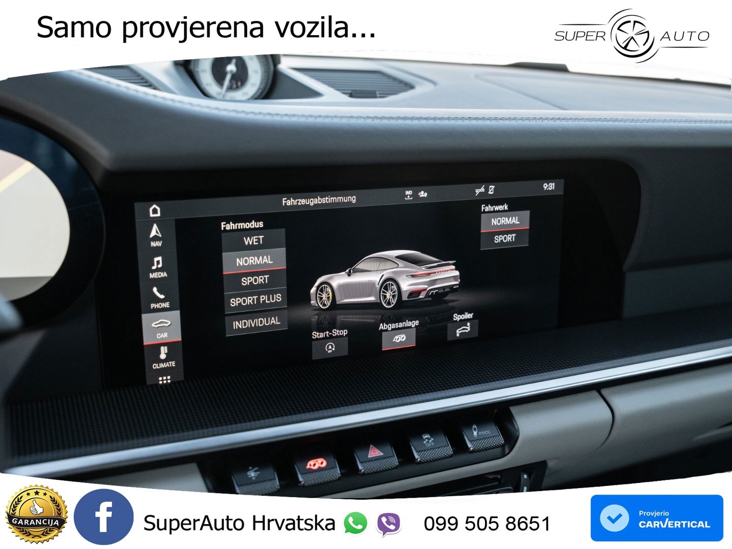 Porsche 911 Turbo S 3.8 (650 KS) PDK LED+GR SJED+ACC