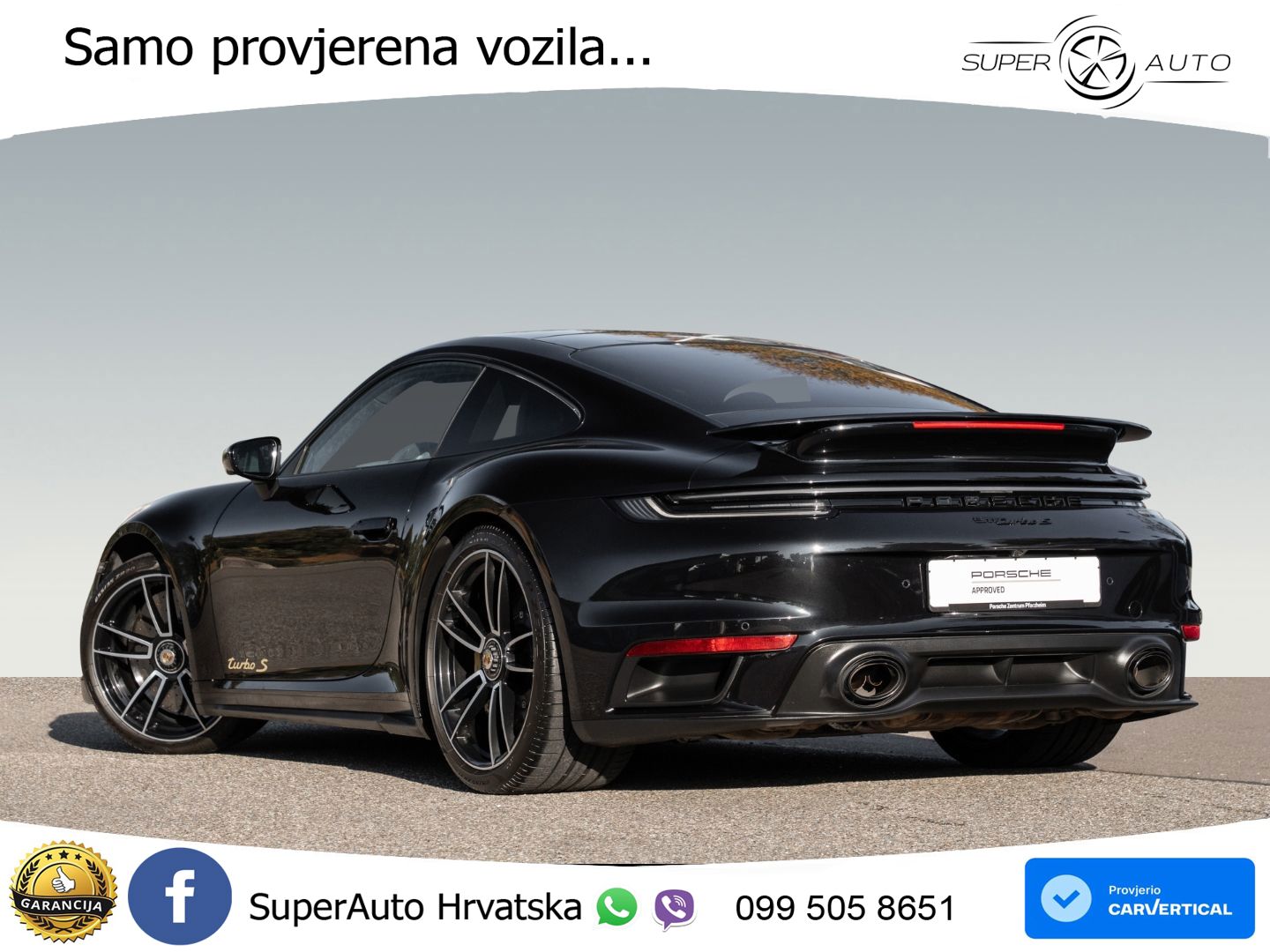 Porsche 911 Turbo S 3.8 (650 KS) PDK LED+GR SJED+ACC