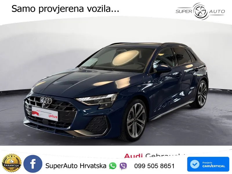 Audi A3 30 TFSI (116 KS)  S tronic S line LED+GR SJED+ACC