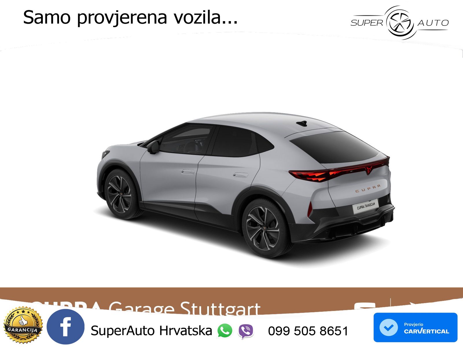 Cupra Tavascan 82 kWh (286 KS) LED+GR SJED+ACC