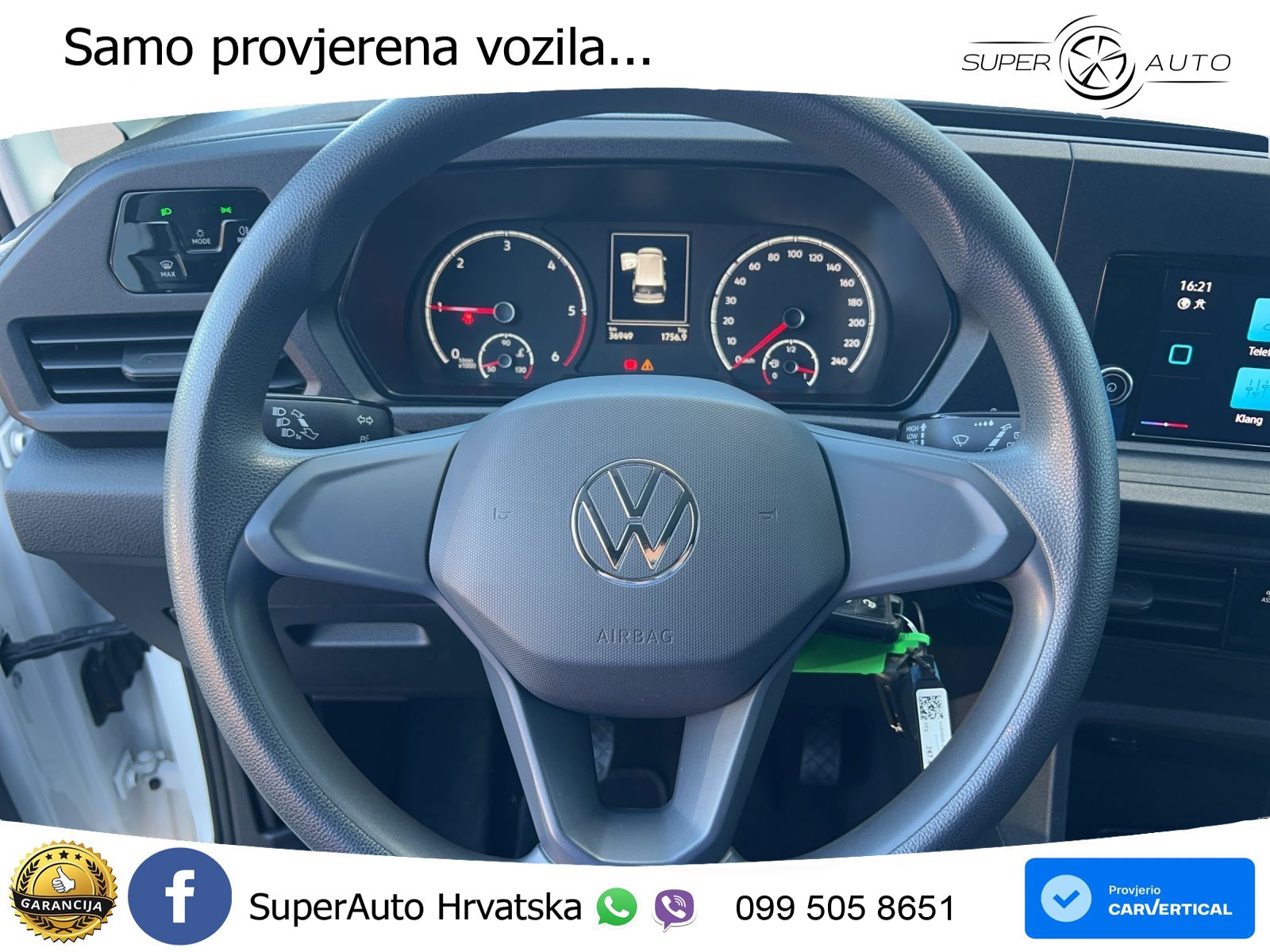 Volkswagen Caddy Cargo 2,0 l 75 kW TDI EU6 SCR Frontantrieb 102 KS