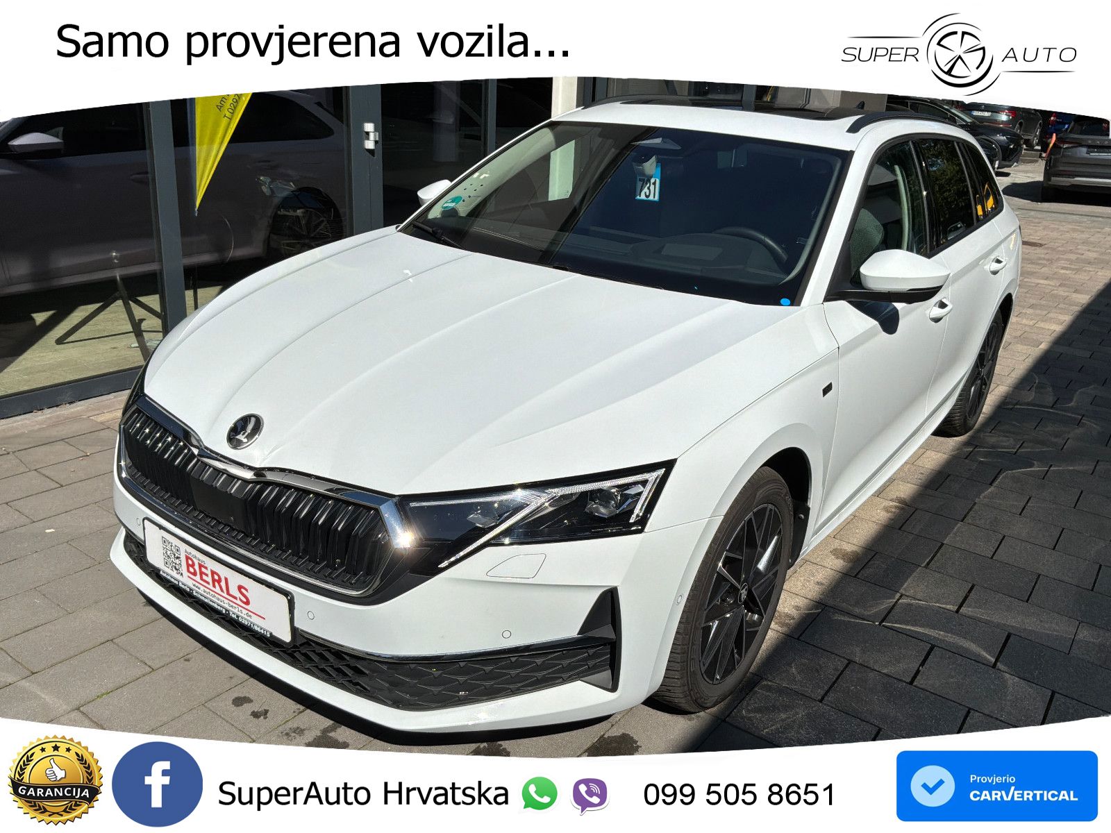 Škoda Octavia Combi 2.0 TDI (150 KS) DSG LED+GR SJED+ACC
