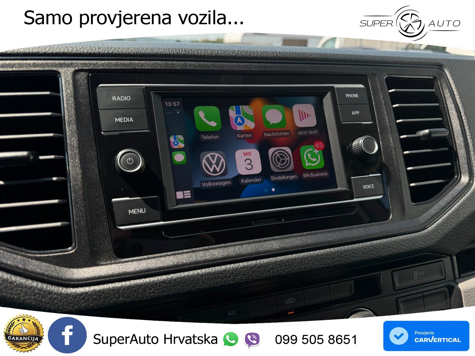 Volkswagen Crafter Kasten 30 L3H2 2.0 TDI Klima+AHK+Kamera+ 102 KS