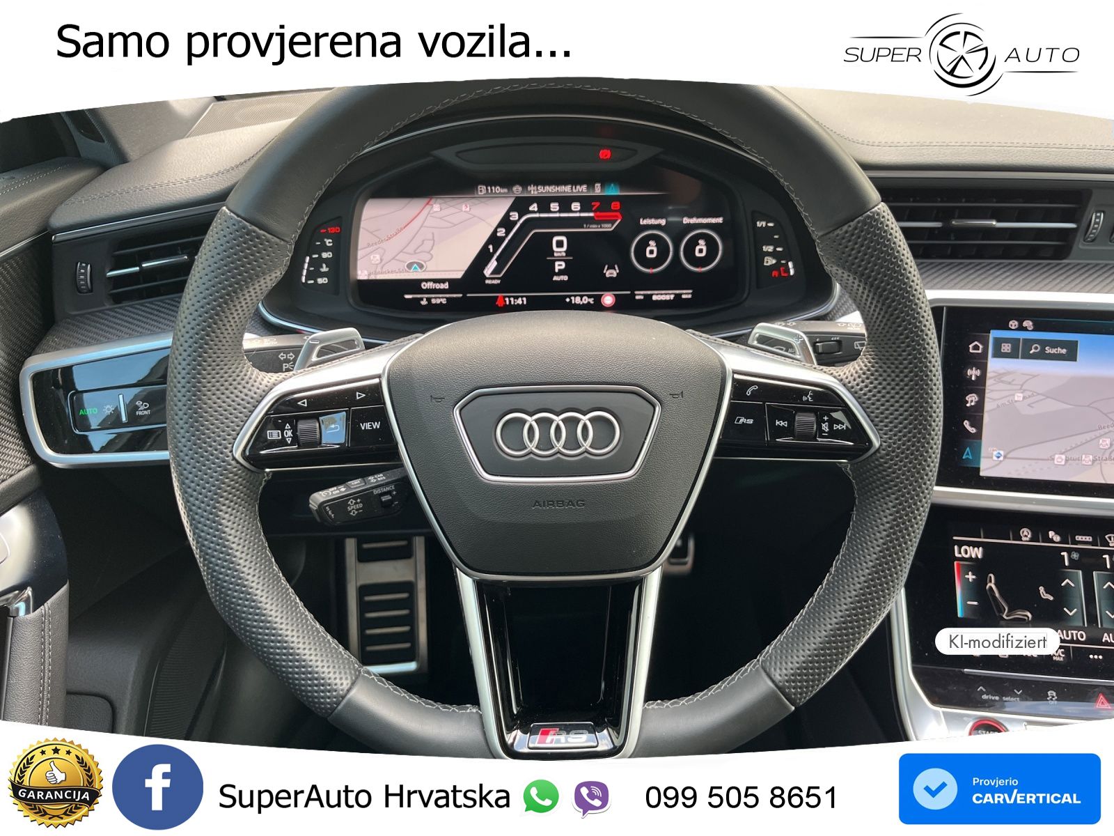 Audi RS6 Avant 4.0 TFSI V8 (600 KS) quattro Tiptronic MATRIX+GR SJED+KAM