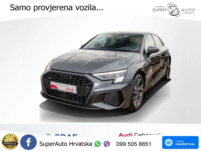 Audi A3 40 TDI (200 KS) quattro S tronic S line LED+GR SJED+ACC