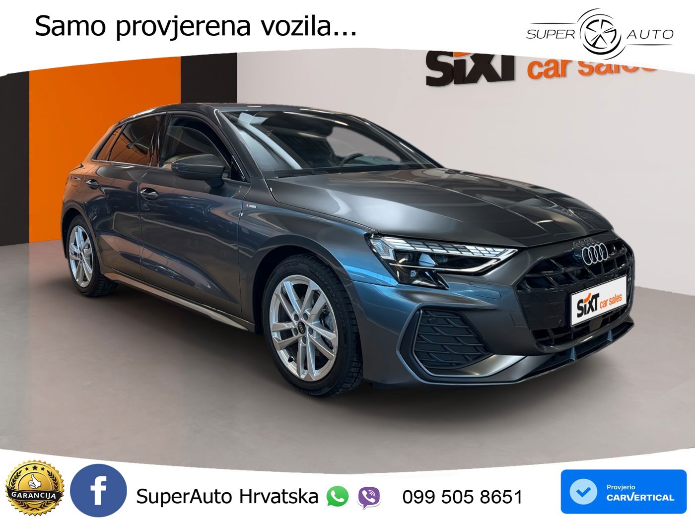 Audi A3 35 TFSI (150 KS) S tronic S line LED+GR SJED+ACC