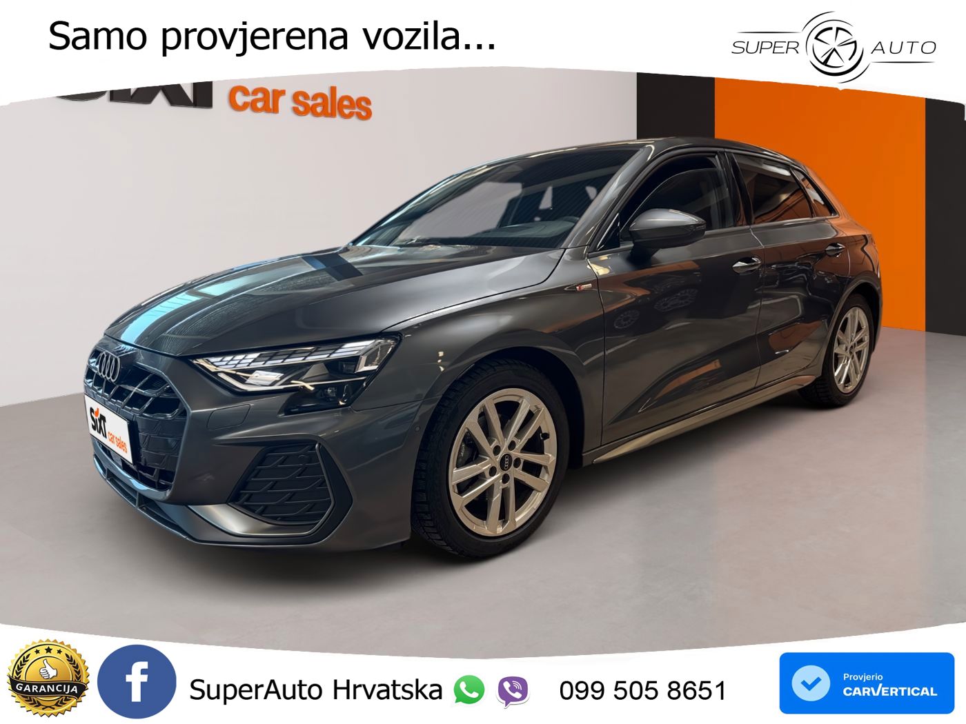 Audi A3 35 TFSI (150 KS) S tronic S line LED+GR SJED+ACC