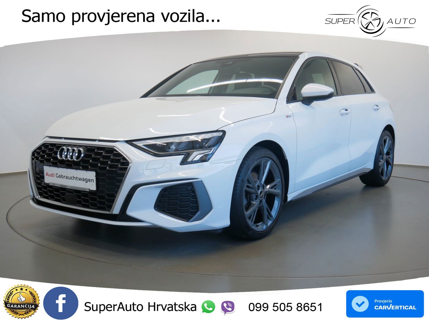 Audi A3 30 TDI (116 KS) S line