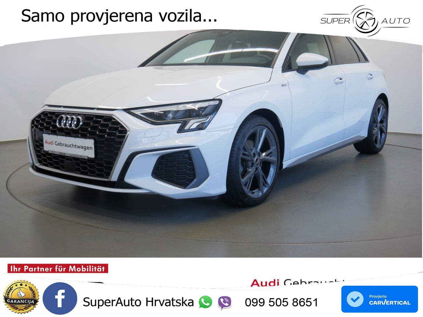 Audi A3 30 TDI (116 KS) S line