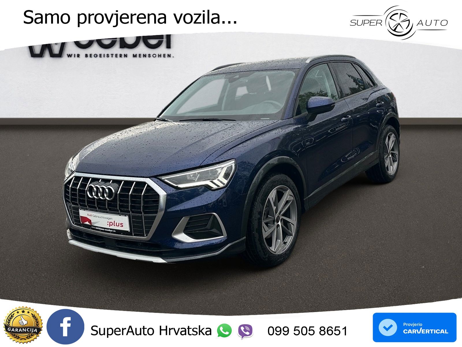 Audi Q3 1.5 TFSI (150 KS) S tronic LED+GR SJED+ACC