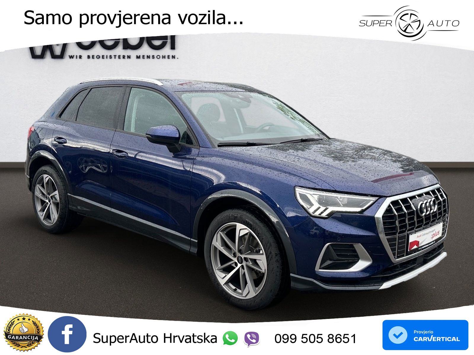 Audi Q3 1.5 TFSI (150 KS) S tronic LED+GR SJED+ACC