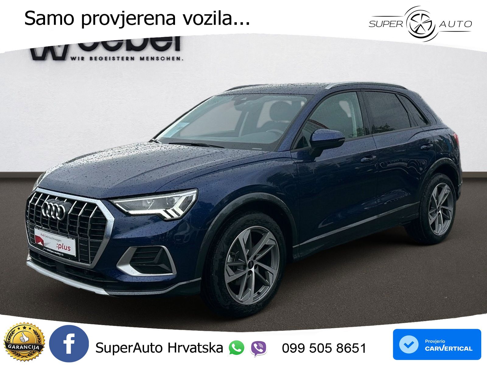 Audi Q3 1.5 TFSI (150 KS) S tronic LED+GR SJED+ACC