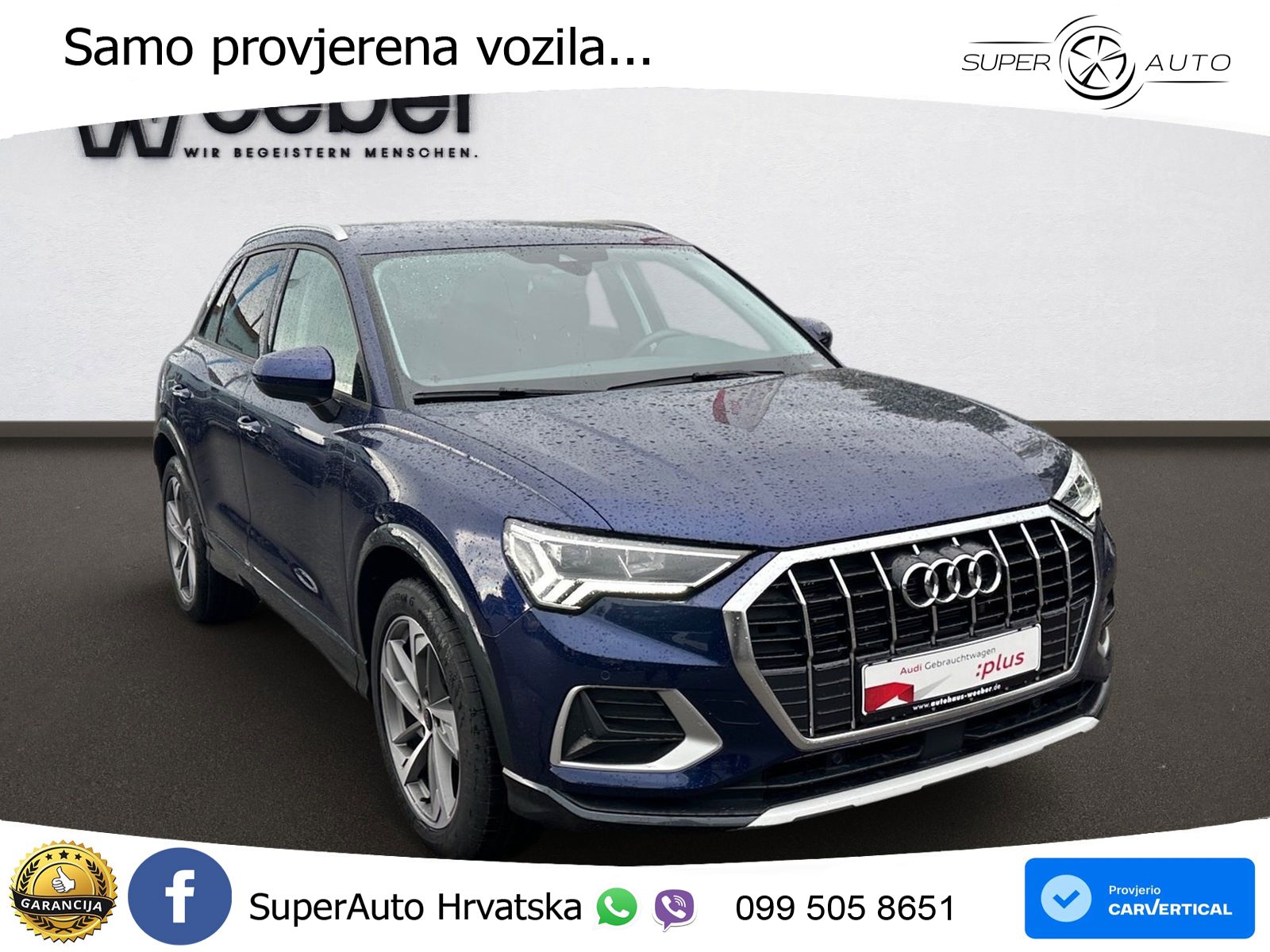 Audi Q3 1.5 TFSI (150 KS) S tronic LED+GR SJED+ACC