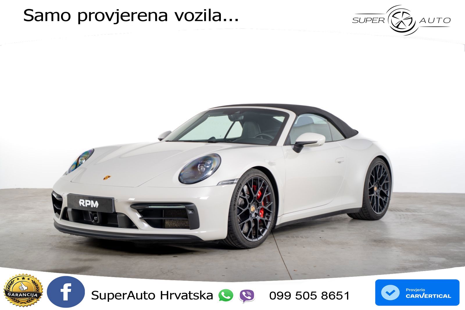 Porsche 911 Carrera 4 GTS Cabriolet 3.0 (480 KS) PDK