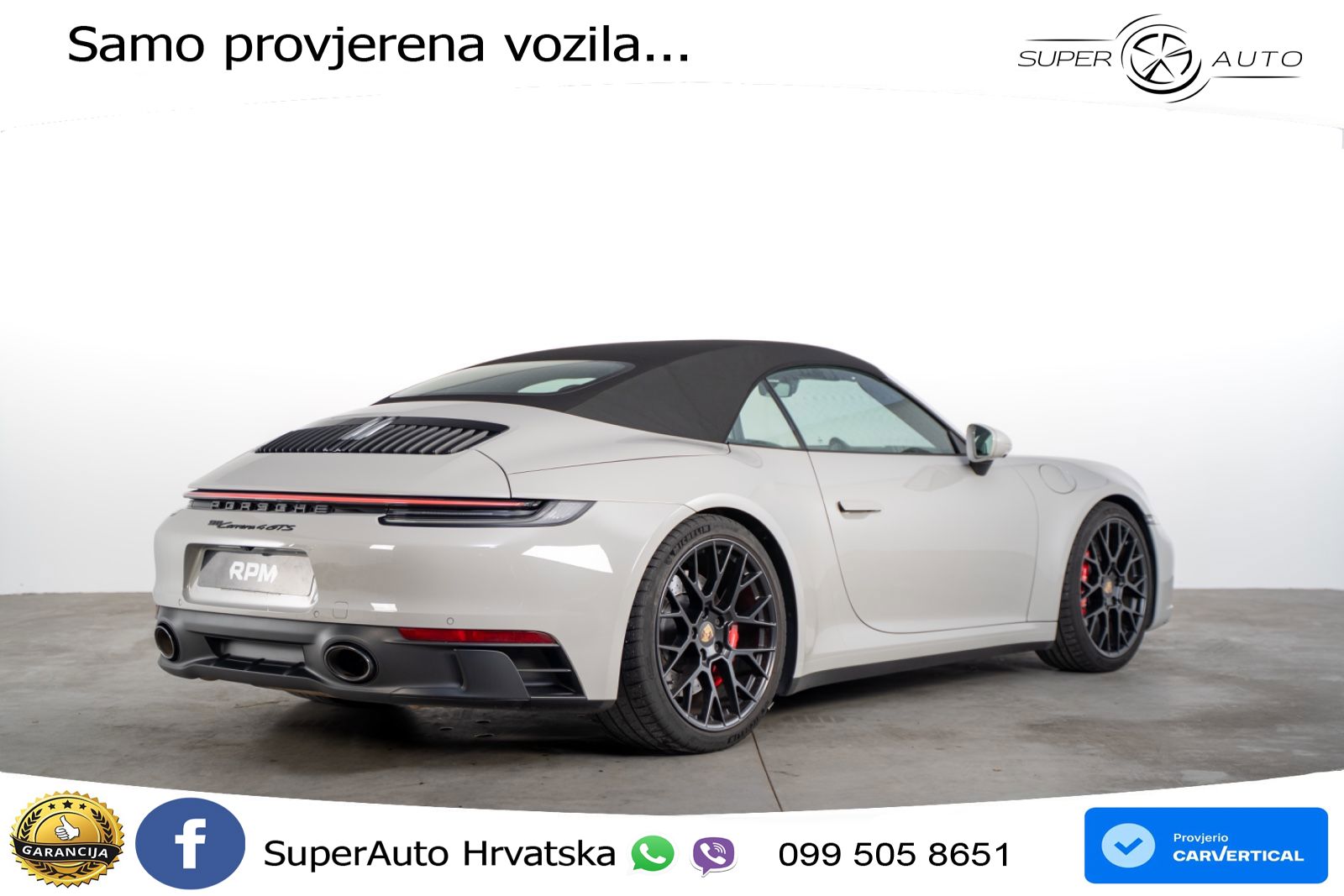 Porsche 911 Carrera 4 GTS Cabriolet 3.0 (480 KS) PDK