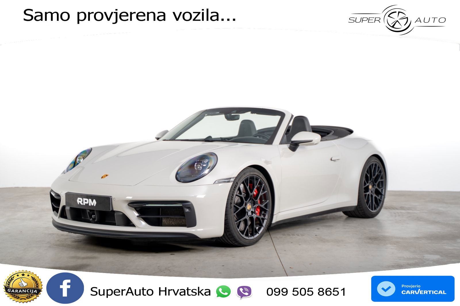 Porsche 911 Carrera 4 GTS Cabriolet 3.0 (480 KS) PDK