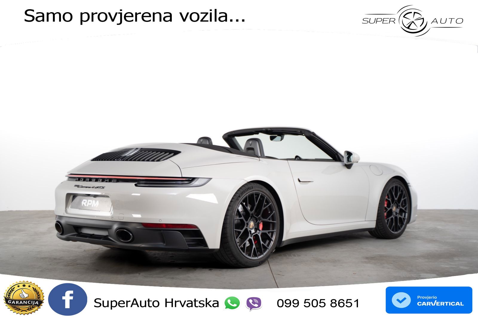 Porsche 911 Carrera 4 GTS Cabriolet 3.0 (480 KS) PDK