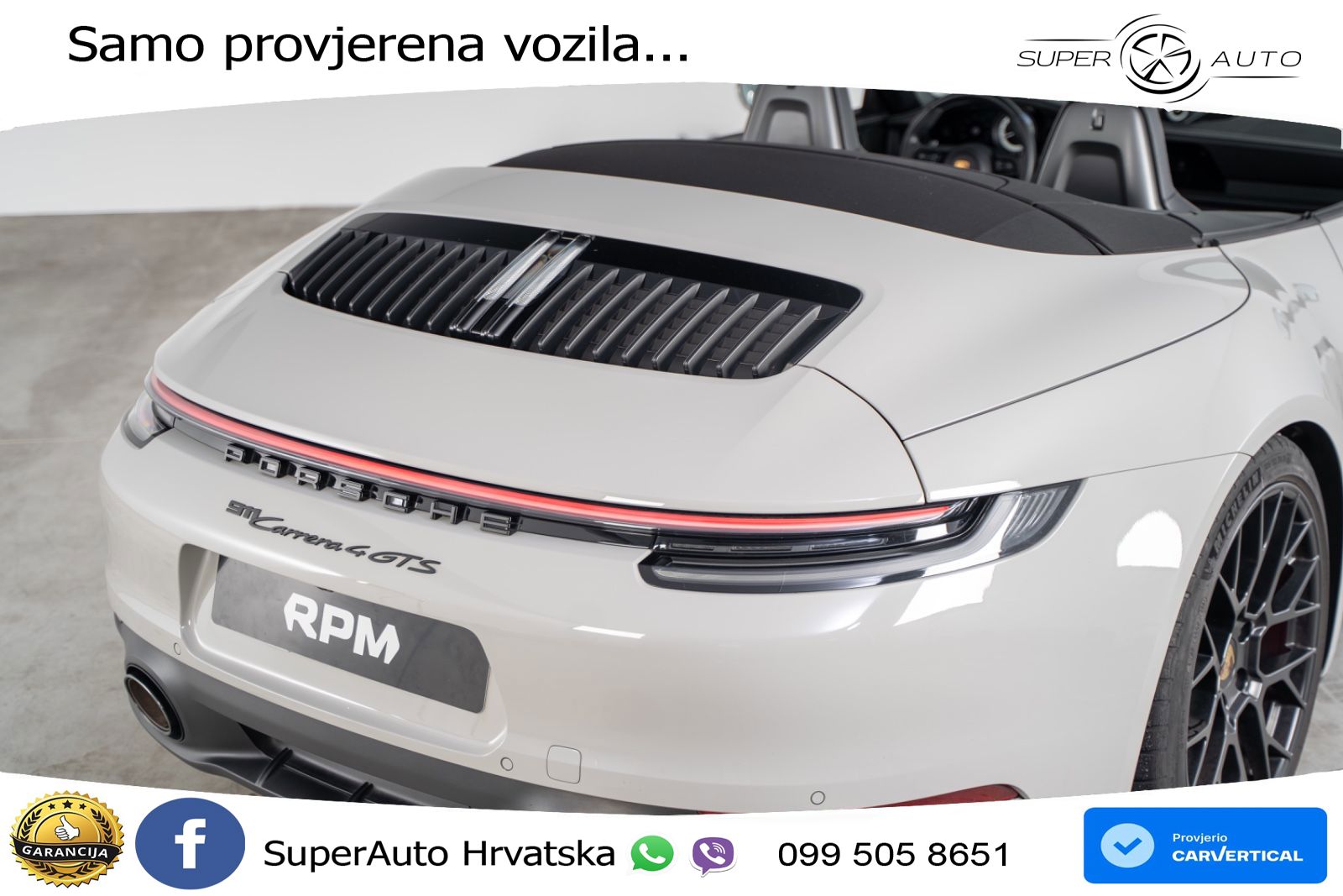 Porsche 911 Carrera 4 GTS Cabriolet 3.0 (480 KS) PDK
