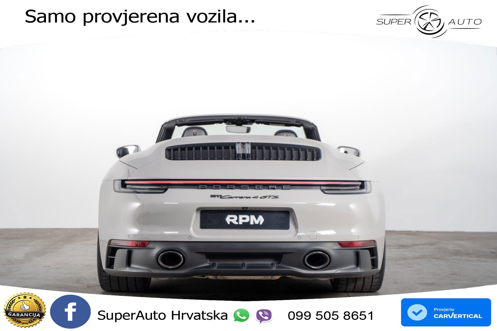 Porsche 911 Carrera 4 GTS Cabriolet 3.0 (480 KS) PDK