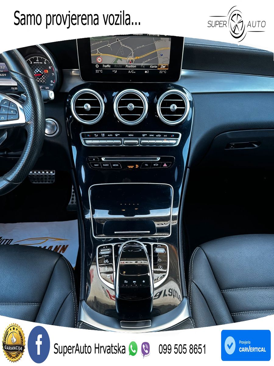 Mercedes GLC Coupe AMG 43 (367 KS) 4MATIC G-TRONIC ZRAČNI+ACC+GR SJED+KAM