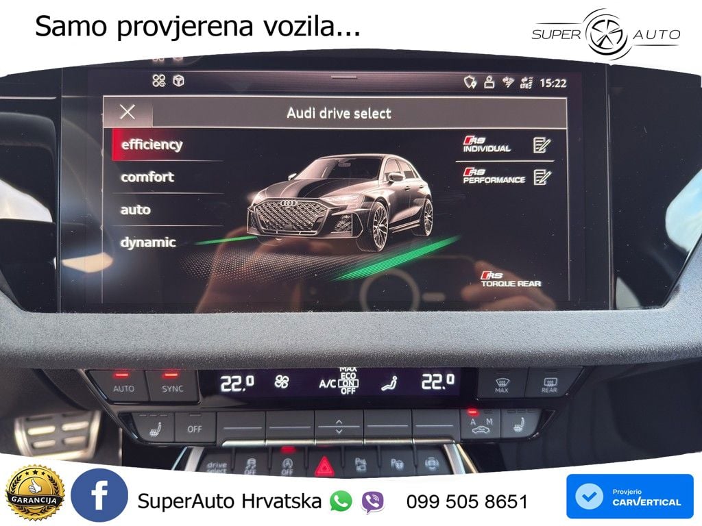 Audi RS3 Sedan 2.5 TFSI (400 KS) quattro S tronic MATRIX+GR SJED+KAM